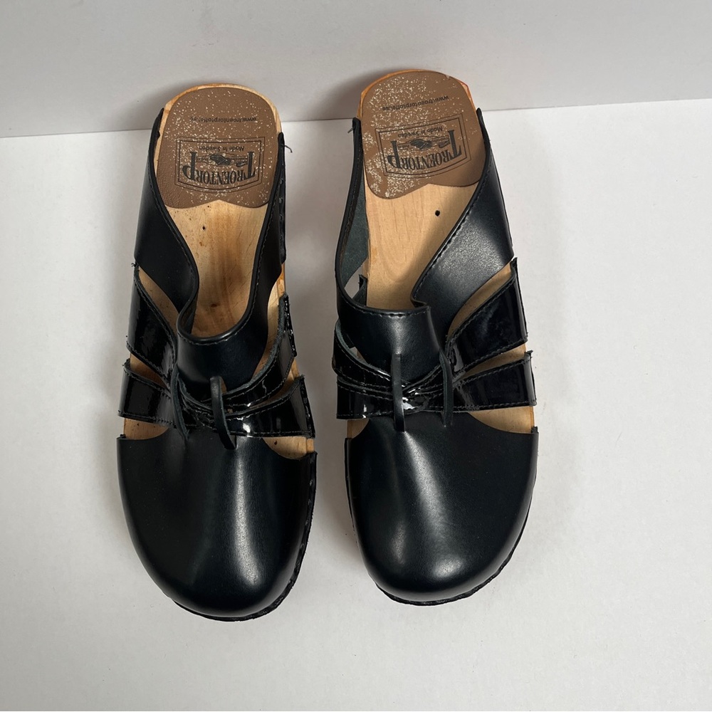 New Troentorp Black Mary Jane Clogs